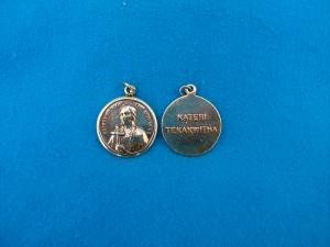 Round Gold Kateri Medal