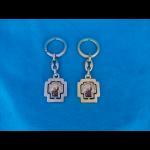 Gold/Silver Swivel St. Isaac Jogues Keychain