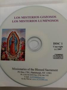 Spanish Eucharistic Rosary CD